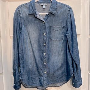 Old Navy Chambrey Long Sleeve Shirt